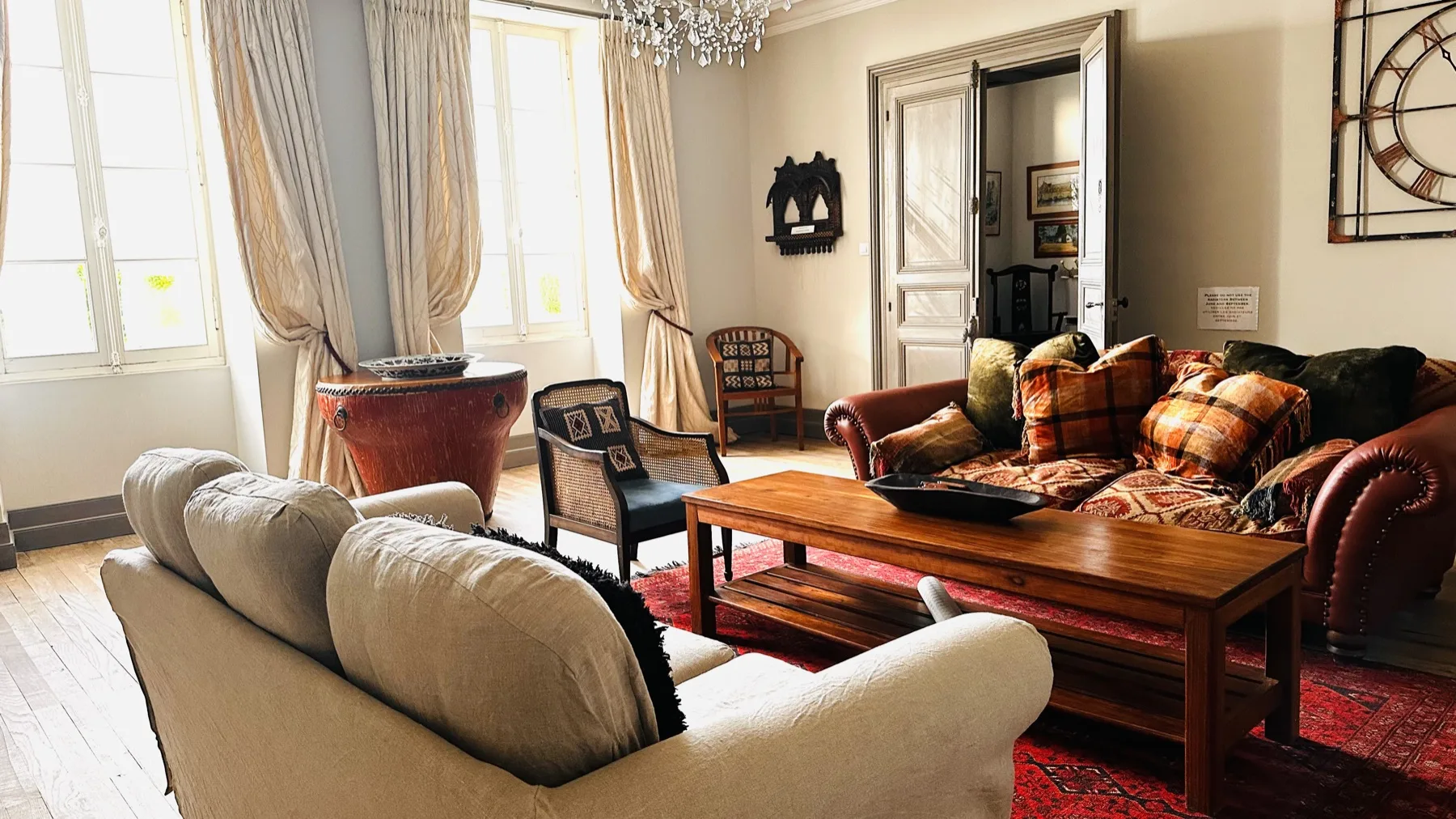 A moment from a Mindful Coherence retreat at Chez Vall&eacute;e